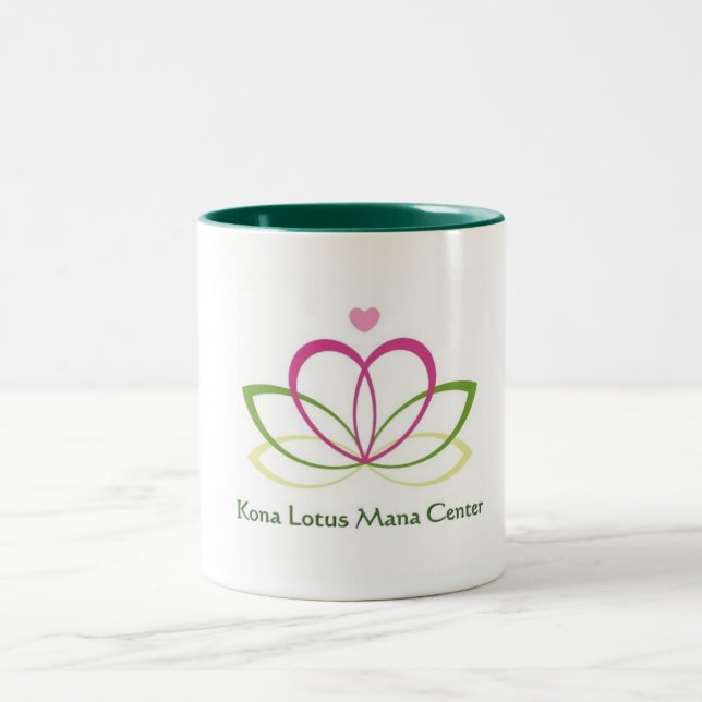 Bicolor Taza de centro de Kona Lotus Mana (Centro)