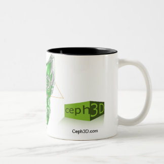 Bicolor Taza de Ceph3D