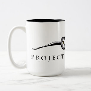 Bicolor Taza de cerámica Project Owlnet