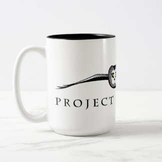 Bicolor Taza de cerámica Project Owlnet
