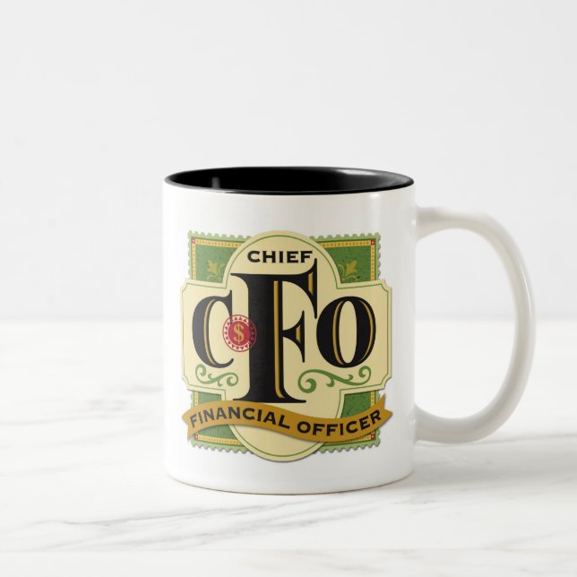 Bicolor Taza de "CFO" (Derecha)