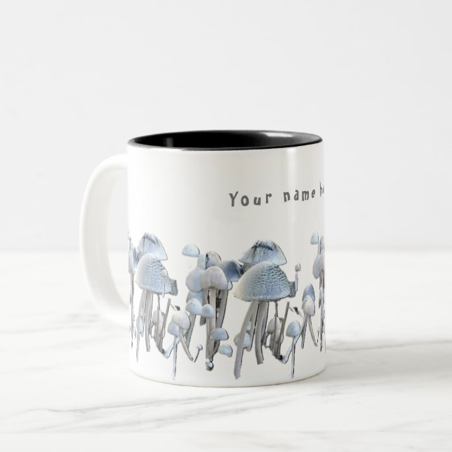 Bicolor Taza de champiñones  (Anverso izquierdo)