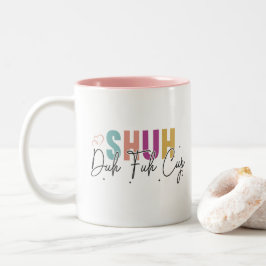 Bicolor Taza de cita divertida Shuh duh fuh para compañero