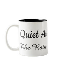 Taza de citación Minimalista Blanco & Negro .