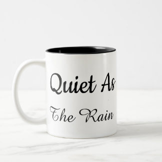Bicolor Taza de citación Minimalista Blanco & Negro .