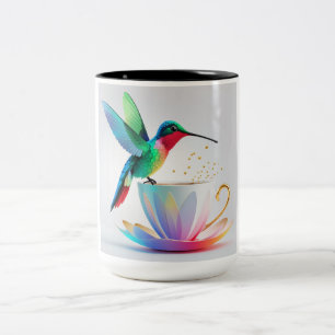 Bicolor Taza de colibrí