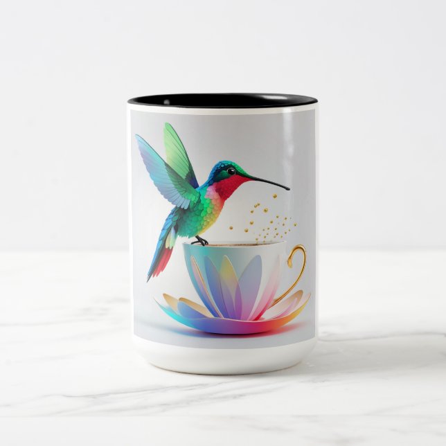 Bicolor Taza de colibrí (Centro)