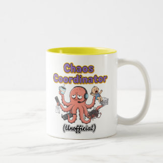 Bicolor Taza de Coordinador de Caos