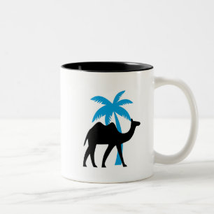 Bicolor Taza de cruce de camellos