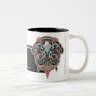 Bicolor Taza de Ctheltic Cthulhu