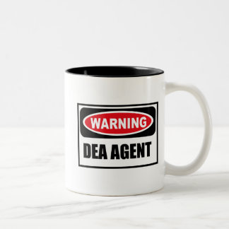 Bicolor Taza de cuidado del AGENTE de DEA