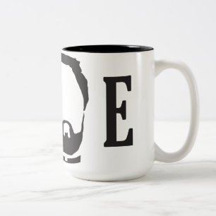 Bicolor Taza de Cuppa Joe 15oz