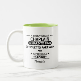 Bicolor Taza de Despedida de Capellán Personalizada Agrade