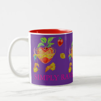 Bicolor Taza de diseño simplemente deslumbrante
