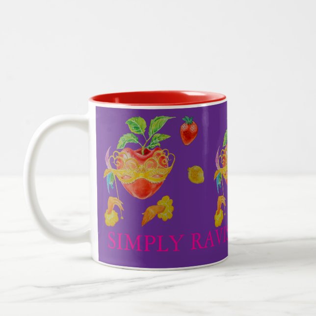 Bicolor Taza de diseño simplemente deslumbrante  (Izquierda)