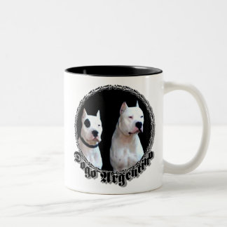 Bicolor Taza de Dogo Argentino