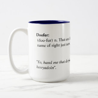 Bicolor Taza de Doofer