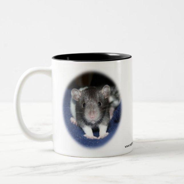 Bicolor Taza de dos rattie (Izquierda)