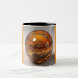 Bicolor Taza de dos tonos, 11oz (Mármol-12)