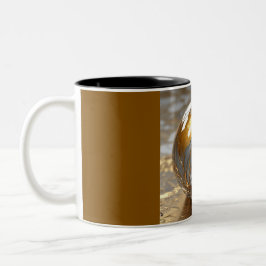 Bicolor Taza de dos tonos 11oz (Mármol-4)