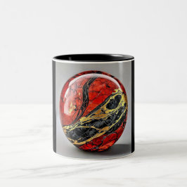 Bicolor Taza de dos tonos, 11oz (Mármol-7)