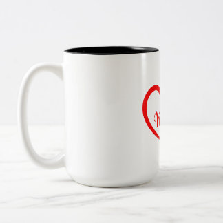 Bicolor Taza de dos tonos, 15 oz