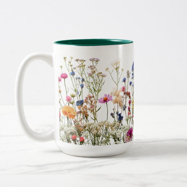 Bicolor Taza de dos tonos 15 oz (Izquierda)