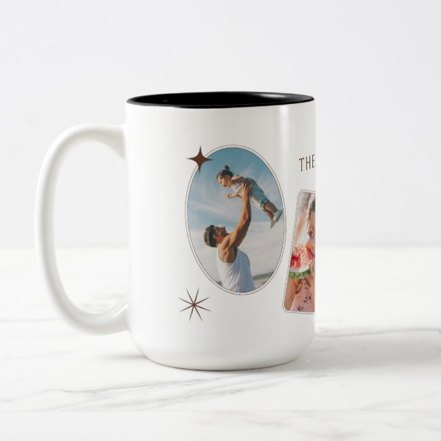 Bicolor Taza de dos tonos, 15 oz (Izquierda)