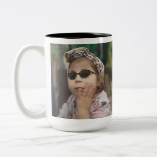 Bicolor Taza de dos tonos, 15 oz