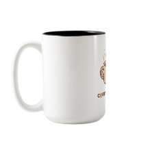 Taza de dos tonos, 15 oz