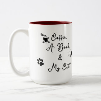 Bicolor Taza de dos tonos 15 oz (burgundy)