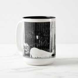 Bicolor Taza de dos tonos, 15 oz Recuperación y Resilienci