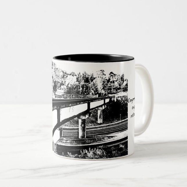 Bicolor Taza de dos tonos 325ml (Anverso derecho)