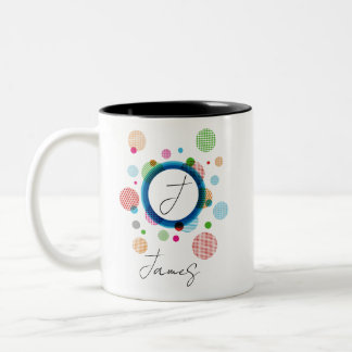 Bicolor Taza de dos tonos, 450 ml