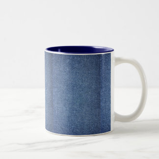 Bicolor Taza de dos tonos con aspecto de mezclilla
