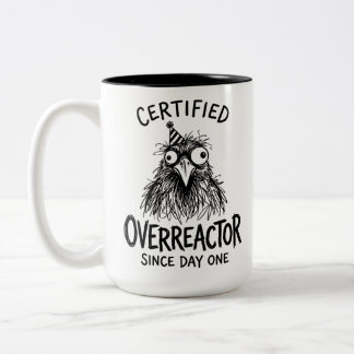 Bicolor Taza de Dos Tonos con Reacción Exagerada Sorprende