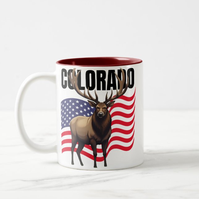 Bicolor Taza de dos tonos de Colorado (Izquierda)
