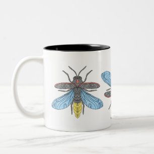 Bicolor Taza de dos tonos de Luciérnaga
