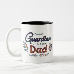 Bicolor Taza de dos tonos: Guardián de mi corazón: Papá (3