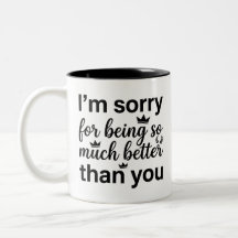 Taza de dos tonos para Snob de Café 11 Oz