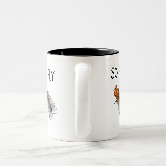 Bicolor Taza de Drosophila tan genial (Mango)
