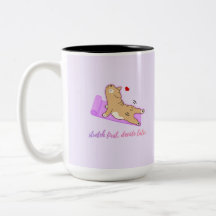 Taza de ejercicio para cachorros lindos – Humor de