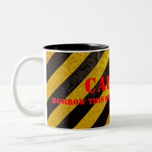 Bicolor Taza de encargo radiactiva