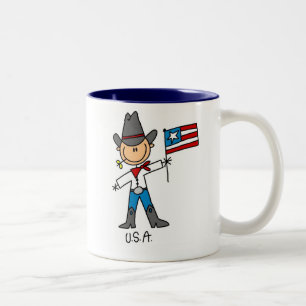 Bicolor Taza de Estados Unidos