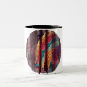 Bicolor Taza de fantasía de cúpula óptica – Personalizable