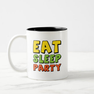 Bicolor taza de fiesta