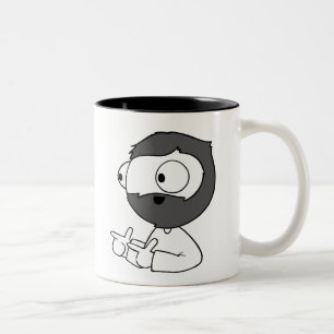 Bicolor Taza de Fingerguns de los señores X