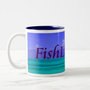 Bicolor taza de FishLore.com