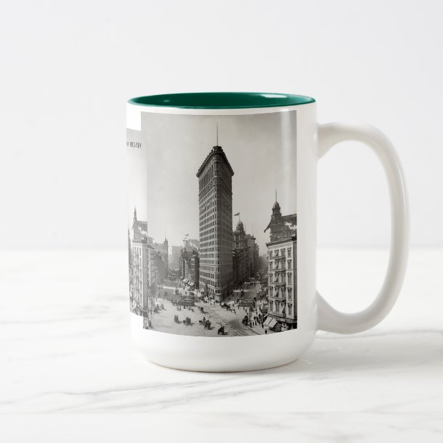 Bicolor Taza de Flatiron 1903 (Derecha)