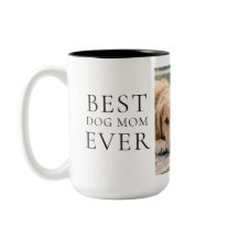 Taza de foto de la mejor mamá de perros del mundo
